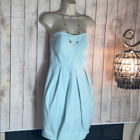 Anthropologie C Luce Dress Womens Size Small strapless Fit & Flare bandeau New - Picture 4 of 8